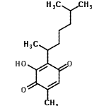 CAS#: 17194-57-9， 3-Hydroxy-5-Methyl-2-(6-Methyl-2-Heptanyl)-1,4-Benzoquinone