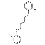 结构式 CAS# 17208-44-5, 1,1'-[2-丁烯-1,4-二基二(氧基)]二(2-氯苯)