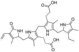 CAS#: 17208-65-0， 3-[2-[[3-(2-Carboxyethyl)-5-[(4-Ethenyl-3-Methyl-5-Oxo-1,2-Dihydropyrrol-2-Yl)Methyl]-4-Methyl-1H-Pyrrol-2-Yl]Methyl]-5-[(3-Ethyl-4-Methyl-5-Oxo-1,2-Dihydropyrrol-2-Yl)Methyl]-4-Methyl-1H-Pyrrol-3-Yl]Propanoic Acid