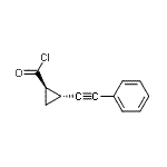 CAS#: 172477-27-9， (1R,2R)-2-(Phenylethynyl)Cyclopropanecarbonyl Chloride