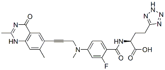 CAS#: 172521-94-7， (2S)-2-[[4-[(2,7-Dimethyl-4-Oxo-1H-Quinazolin-6-Yl)Methyl-Prop-2-Ynylamino]-2-Fluorobenzoyl]Amino]-4-(2H-Tetrazol-5-Yl)Butanoic Acid