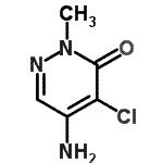 CAS#: 17254-80-7， 5-Amino-4-Chloro-2-Methyl-3(2H)-Pyridazinone