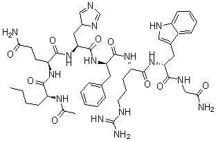 CAS#: 172617-89-9， N-Acetyl-L-Norleucyl-L-Glutaminyl-L-Histidyl-D-Phenylalanyl-L-Arginyl-D-Tryptophyl-Glycinamide