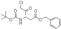 CAS 登录号：172702-58-8， (3S)-5-氯-3-({[(2-甲基-2-丙基)氧基]羰基}氨基)-4-氧代戊酸苄酯