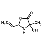 CAS#: 172740-37-3， 4,4-Dimethyl-2-Vinyl-1,3-Oxazolidin-5-One