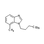 CAS#: 172839-69-9， 4-(7-Methyl-1H-Benzimidazol-1-Yl)Butanenitrile