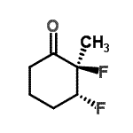 CAS#: 172968-86-4， (2R,3R)-2,3-Difluoro-2-Methylcyclohexanone