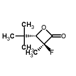 CAS#: 173163-29-6， (3S,4S)-3-Fluoro-3-Methyl-4-(2-Methyl-2-Propanyl)-2-Oxetanone