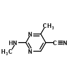 CAS#: 17322-09-7， 4-Methyl-2-(Methylamino)-5-Pyrimidinecarbonitrile
