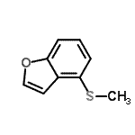 CAS#: 173306-92-8， 4-(Methylsulfanyl)-1-Benzofuran