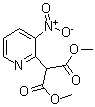 结构式 CAS# 173417-34-0, 2-(3-硝基-2-吡啶基)-丙二酸二甲酯