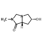 CAS#: 173658-16-7， (6R,7aR)-6-Hydroxy-2-Methylhexahydro-1H-Pyrrolo[1,2-c]Imidazol-1-One
