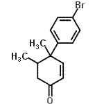 CAS#: 17429-37-7， 4-(4-Bromophenyl)-4,5-Dimethyl-2-Cyclohexen-1-One