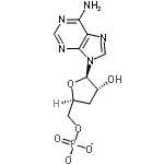 CAS#: 17434-81-0， 3'-Deoxy-5'-O-Phosphonatoadenosine
