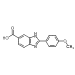 CAS#: 174422-17-4， 2-(4-Methoxyphenyl)-1H-Benzimidazole-5-Carboxylic Acid