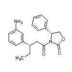 CAS#: 174590-39-7， (4R)-3-[(3S)-3-(3-Aminophenyl)Pentanoyl]-4-Phenyl-1,3-Oxazolidin-2-One