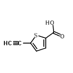 CAS#: 174672-58-3， 5-Ethynyl-2-Thiophenecarboxylic Acid