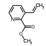 CAS 登录号：174681-86-8， 甲基3-乙烯基-2-吡啶羧酸酯