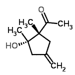 CAS#: 174682-12-3， 1-[(1R,2S)-2-Hydroxy-1,2-Dimethyl-4-Methylenecyclopentyl]Ethanone