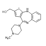 CAS#: 174756-45-7， [4-(4-Methyl-1-Piperazinyl)-10H-Thieno[2,3-b][1,5]Benzodiazepin-2-Yl]Methanol