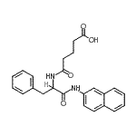 CAS#: 17479-62-8， 5-{[1-(2-Naphthylamino)-1-Oxo-3-Phenyl-2-Propanyl]Amino}-5-Oxopentanoic Acid