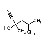 CAS#: 174849-23-1， (2S)-2-Hydroxy-2,4-Dimethylpentanenitrile