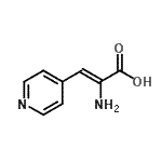 CAS 登录号：17485-28-8， (2Z)-2-氨基-3-(4-吡啶基)丙烯酸
