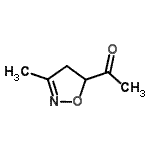 CAS#: 17492-61-4， 1-(3-Methyl-4,5-Dihydro-1,2-Oxazol-5-Yl)Ethanone