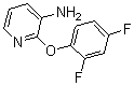 structure of CAS# 175135-63-4, 3-Amino-2-(2,4-Difluorophenoxy)Pyridine;3-Amino-2-(2,4-Difluorophenoxy)Pyridine 98%;3-Amino-2-(2,4-Difluorophenoxy)Pyridine98%;3-AMINO-2-(2,4-DIFLUOROPHENOXY)PYRIDINE