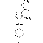 CAS#: 175137-53-8， Methyl 3-Amino-4-[(4-Chlorophenyl)Sulfonyl]-2-Thiophenecarboxylate