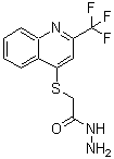CAS 登录号：175203-43-7， 2-{[2-(三氟甲基)-4-喹啉基]硫基}乙酰肼