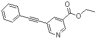 CAS#: 175203-65-3， 5-(2-Phenylethynyl)-3-Pyridinecarboxylic Acid Ethyl Ester