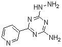 CAS 登录号：175204-70-3， 4-肼基-6-(3-吡啶基)-1,3,5-三嗪-2-胺