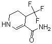 结构式 CAS# 175204-83-8, 1,4,5,6-四氢-4-(三氟甲基)-3-吡啶甲酰胺