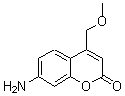 结构式 CAS# 175205-10-4, 7-氨基-4-(甲氧基甲基)-2H-1-苯并吡喃-2-酮