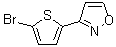 结构式 CAS# 175205-66-0, 3-(5-溴-2-噻吩基)-1,2-恶唑