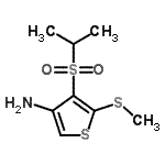 CAS#: 175276-56-9， 4-(Isopropylsulfonyl)-5-(Methylsulfanyl)-3-Thiophenamine