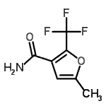 结构式 CAS# 175276-68-3, 5-甲基-2-(三氟甲基)-3-糠酰胺