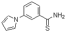 结构式 CAS# 175276-79-6, 3-(1H-吡咯-1-基)-苯硫代甲酰胺