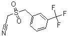 结构式 CAS# 175276-81-0, 2-[[[3-(三氟甲基)苯基]甲基]磺酰基]-乙腈