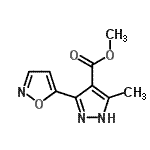 CAS#: 175277-15-3， Methyl 5-Methyl-3-(1,2-Oxazol-5-Yl)-1H-Pyrazole-4-Carboxylate