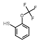 结构式 CAS# 175278-01-0, 2-(三氟甲氧基)苯硫酚