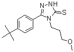 CAS#: 175334-68-6， 5-[4-(1,1-Dimethylethyl)Phenyl]-2,4-Dihydro-4-(3-Methoxypropyl)-3H-1,2,4-Triazole-3-Thione