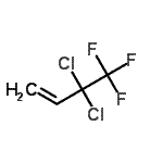 structure of CAS# 175400-95-0, 3,3-Dichloro-4,4,4-Trifluoro-1-Butene;1-BUTENE,3,3-DICHLORO-4,4,4-TRIFLUORO-;MFCD00077505