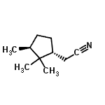 CAS#: 175416-58-7， [(1R,3S)-2,2,3-Trimethylcyclopentyl]Acetonitrile