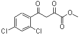 structure of CAS# 175711-73-6, Methyl 4-(2,4-Dichlorophenyl)-2,4-Dioxobutanoate;4-(2,4-Dichloro-phenyl)-2,4-dioxo-butyric acid met;4-(2,4-Dichloro-phenyl)-2,4-dioxo-butyric acid methyl ester;hyl ester