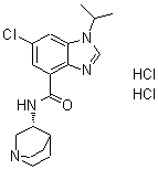 CAS#: 175729-69-8， N-[(3R)-1-Azabicyclo[2.2.2]Oct-3-Yl]-6-Chloro-1-Isopropyl-1H-Benzimidazole-4-Carboxamide Dihydrochloride
