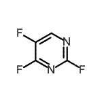 structure of CAS# 17573-79-4, 2,4,5-Trifluoropyrimidine;2,4,5-Trifluoropyrimidine;MFCD11845791