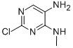 structure of CAS# 17587-95-0, 2-Chloro-N4-Methyl-4,5-Pyrimidinediamine