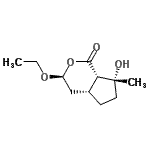 CAS#: 175889-15-3， (3S,4aR,7R,7aS)-3-Ethoxy-7-Hydroxy-7-Methylhexahydrocyclopenta[c]Pyran-1(3H)-One